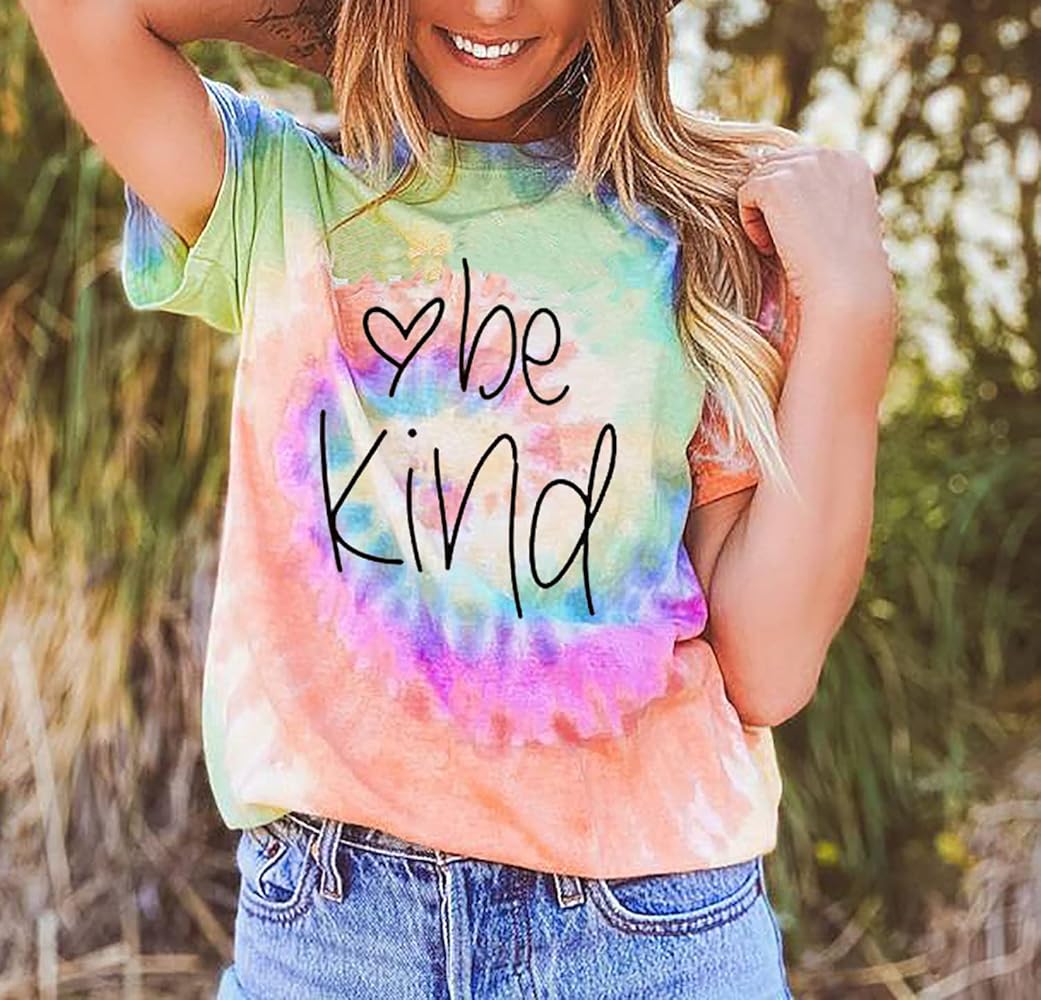 Bee kind tie dye shirt Clearance