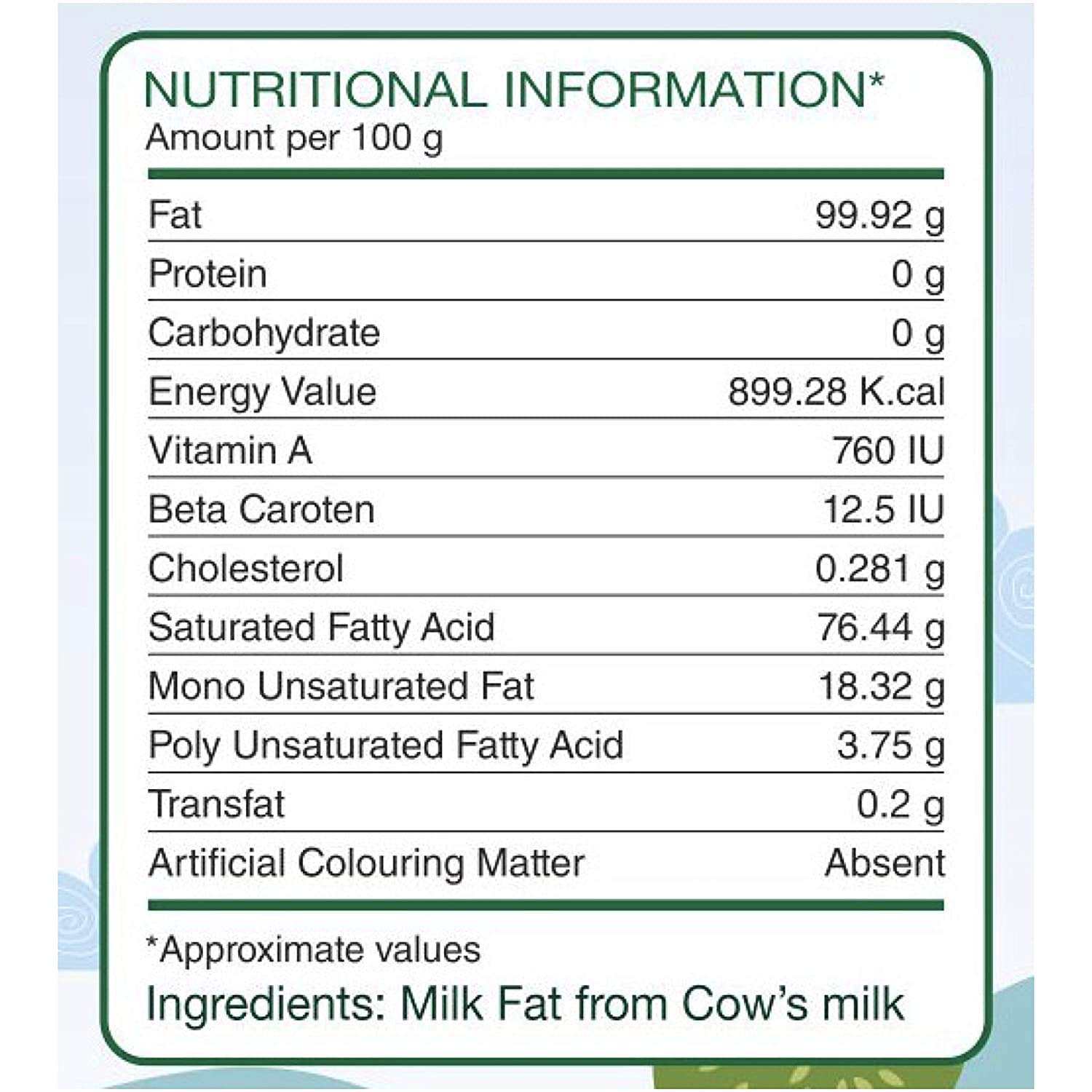 Sri Sri Tattva Desi Ghee, 500ml