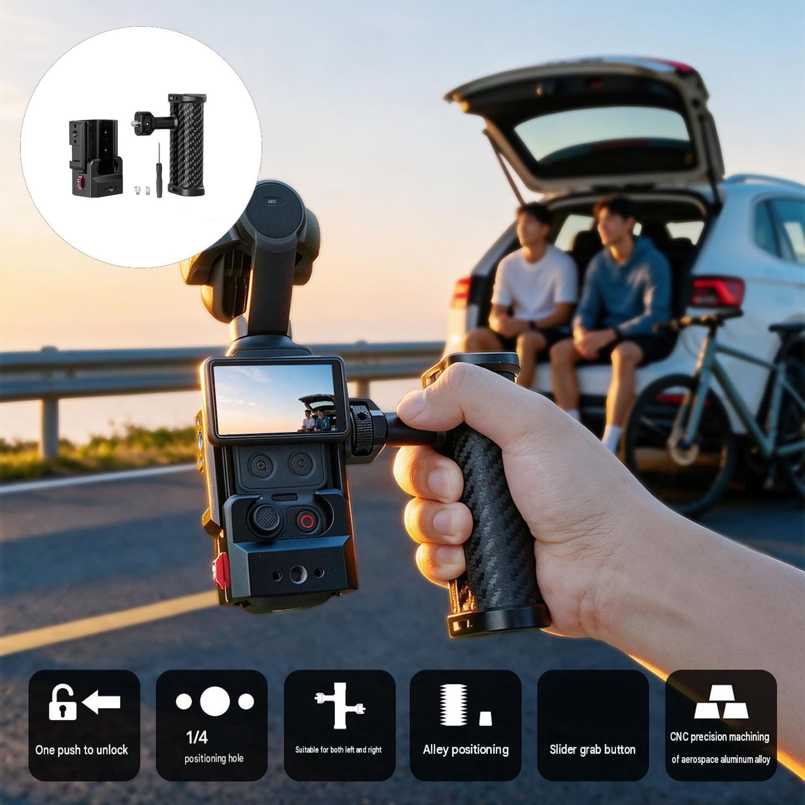 Gabbia per fotocamera per 4P / 4/3, Handle
