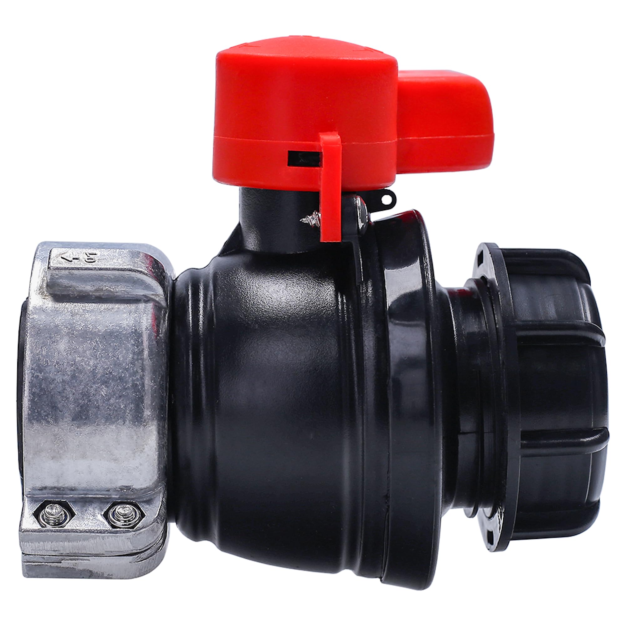 Zawór Kulowy do Zbiornika 1000L IBC Mauser S60x6, Zawór Spustowy GWS75x6 | Uniwersalny Adapter do Zaworu Beczki, Zawór Zbiornika Ogrodowego, Beczka na Deszczówkę