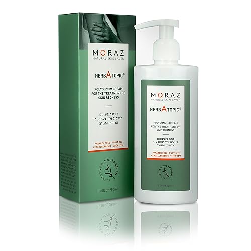 Moraz HerbAtopic Crema hidratante para piel roja, irritada y seca – Crema antipicazón sin esteroides para alivio de picazón por picazón de insectos,