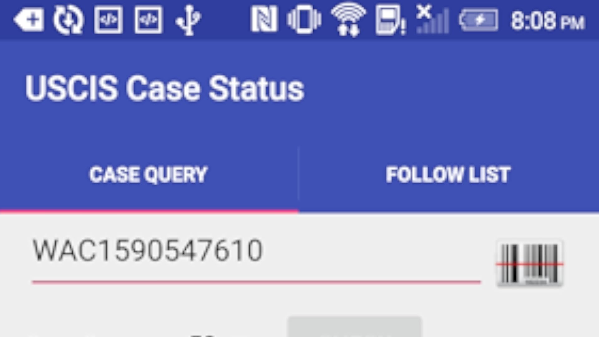 USCIS case status App on Amazon Appstore