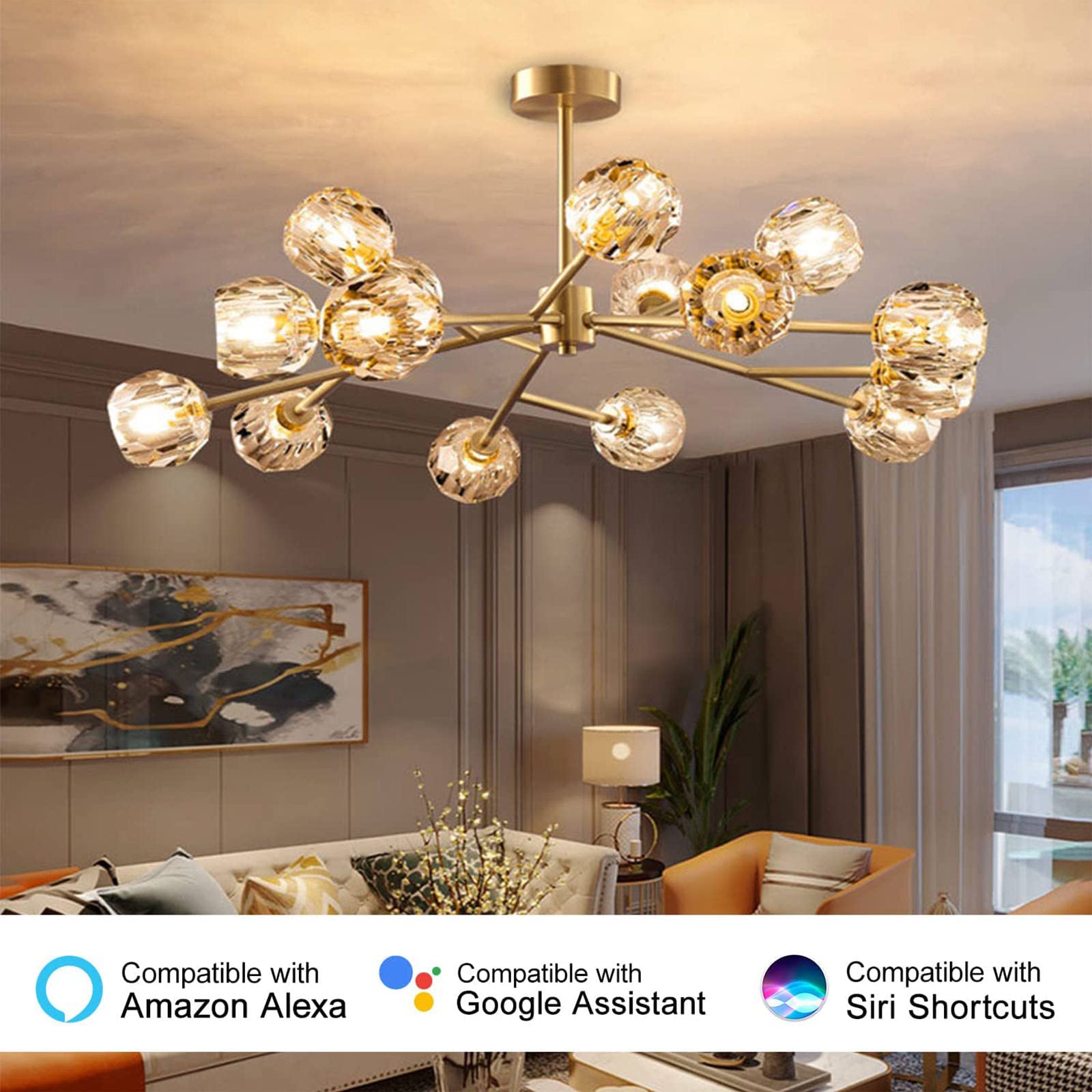 G9 LED Smart Leuchtmittel, Kompatibel mit Alexa und Google Assistant, App und Sprachsteuerung, WiFi LED-Leuchtmittel, Dimmbar, Timmbar Warmweiß bis Kaltweiß, 3 W (40 W Halogen Äquivalent) (20)