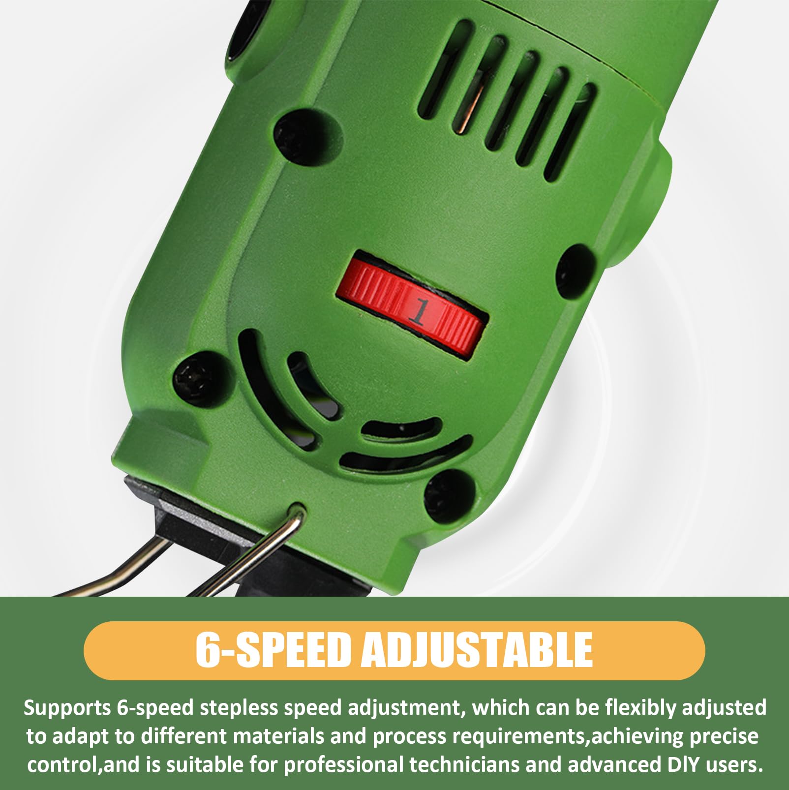 LIROPAU - Pulitore per giunti elettrico, set di pulizia per giunti da 350W, lucidatrice elettrica per la pulizia delle fughe dei pavimenti, apertore per giunti del pavimento in piastrelle a 90°, 6