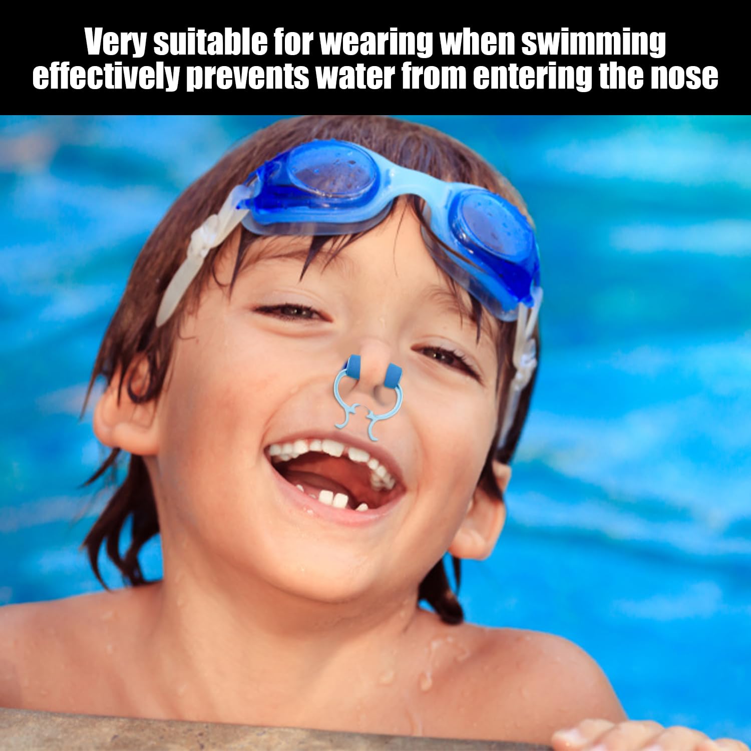 Pinzas nasales para natación y buceo libre, 10 uds, de plástico