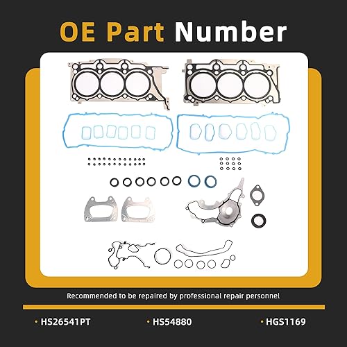 Miniatura 5 de Juego de juntas de cabeza MLS para Chrysler 200300, apto para VW Routan, se adapta a Dodge AvengerChallengerGrand Caravanapto para Ram