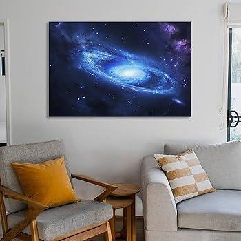 Amazon.co.jp: 絵画 宇宙と銀河の美しい驚異インテリア 絵画