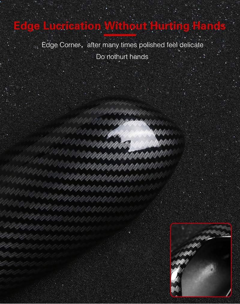 ABS Carbon Fiber Center Console Gear Shift Knob Trim Cover for BMW 7 Series G11 G12 2016-2019