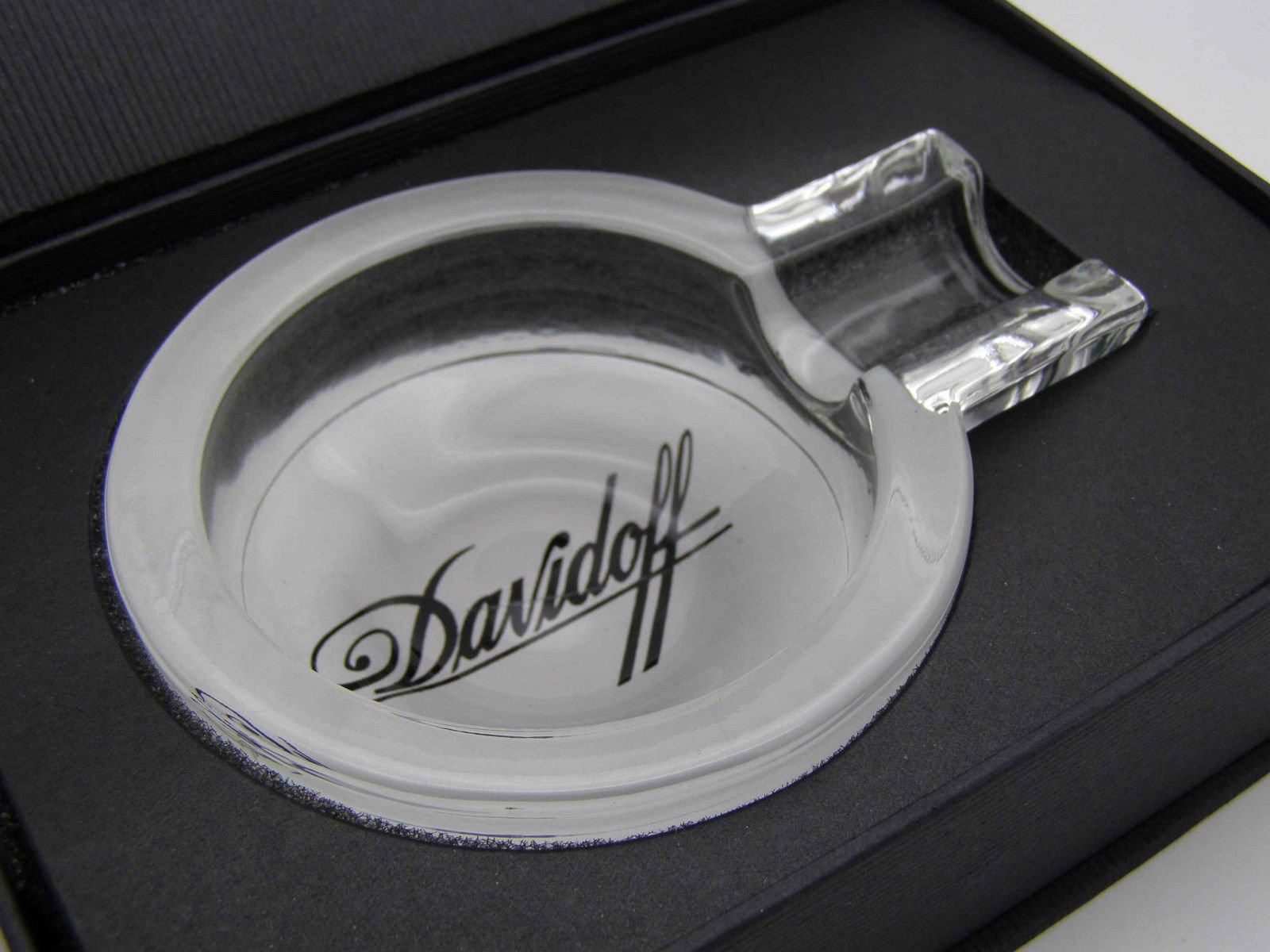 Buy Thick Glass Davidoff Cigar Cigarettes Ashtray in Gift Box