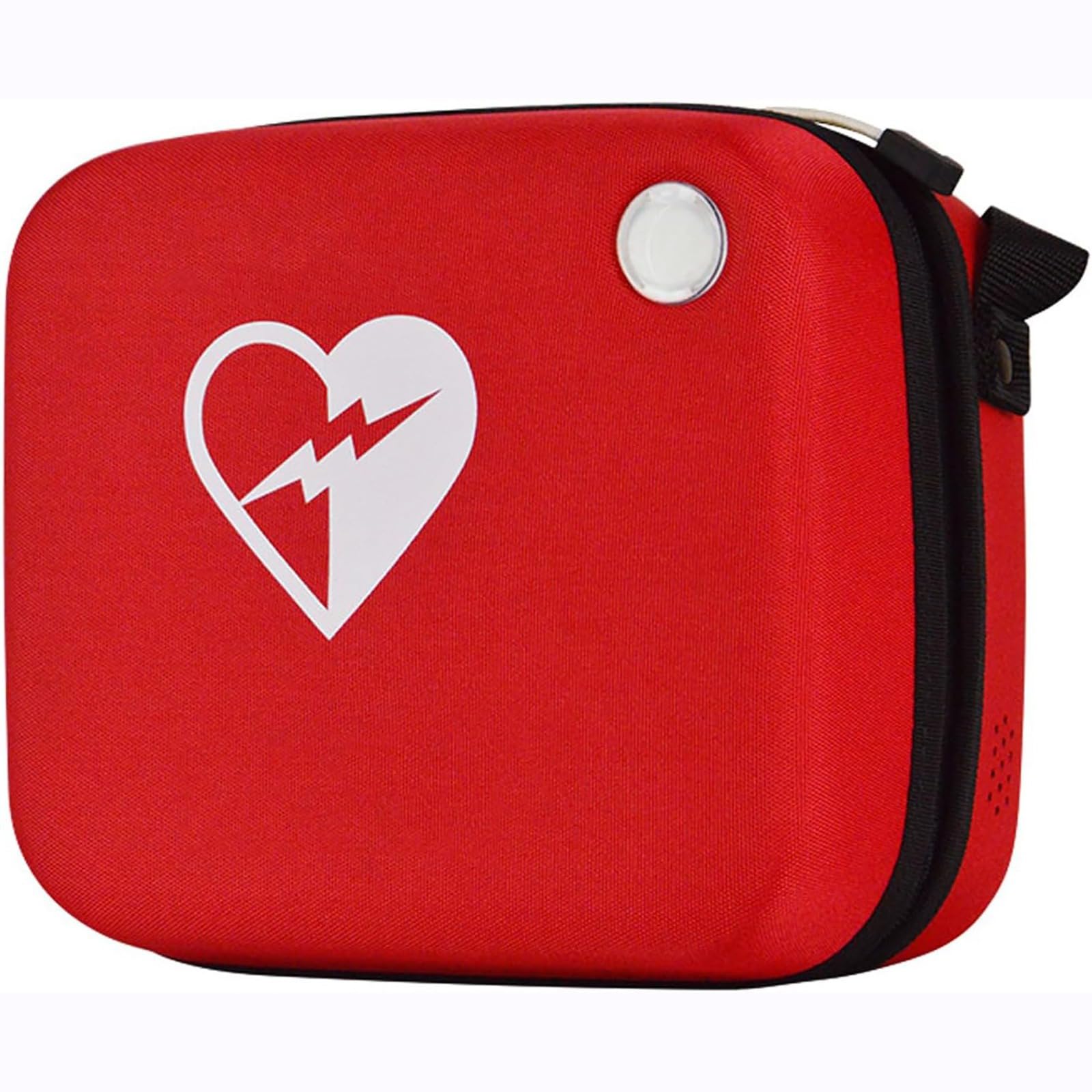 Mochila de primeros auxilios, bolsa de rescate portátil con ventana y agujero de señal para viajes al aire libre y almacenamiento de DEA