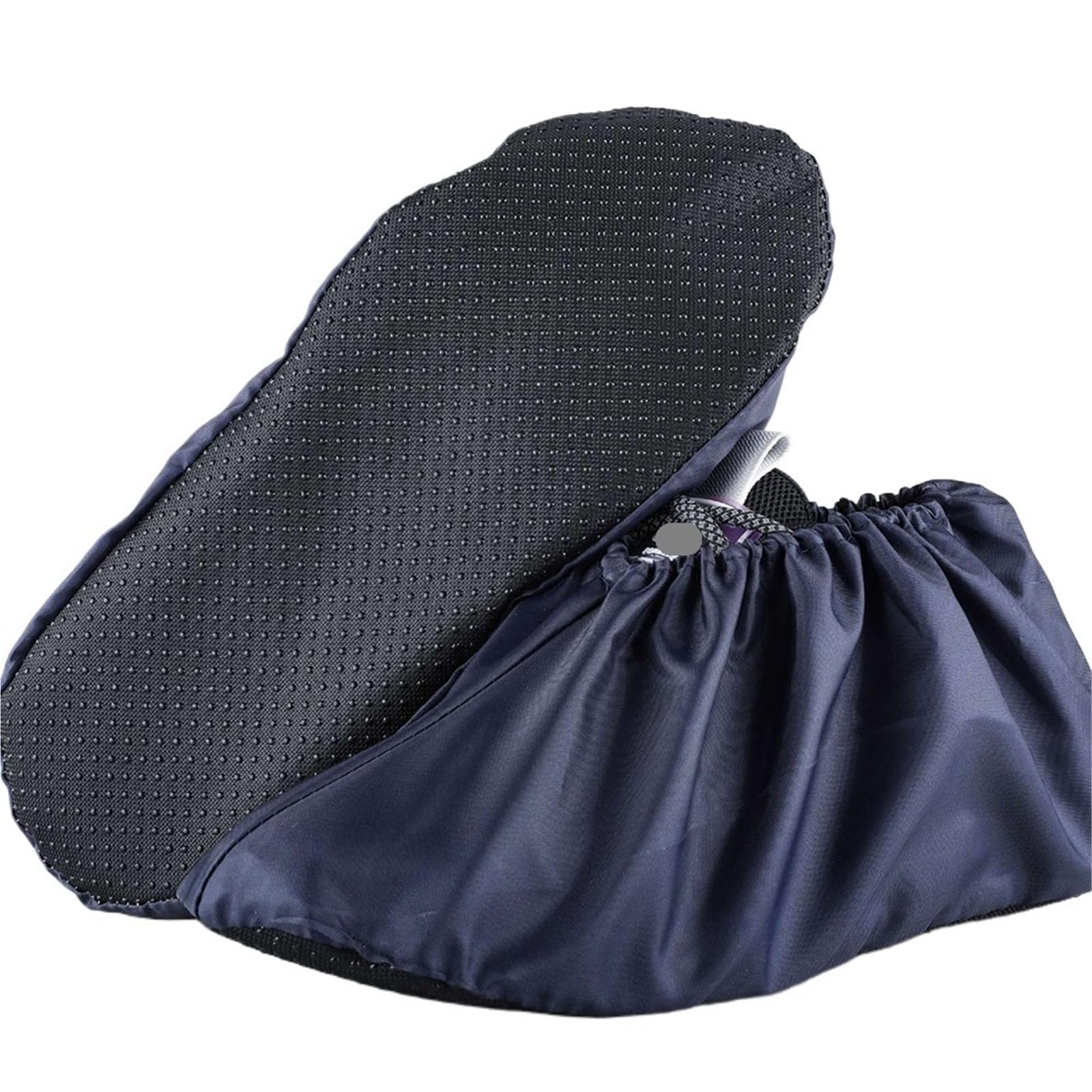Copriscarpe Copriscarpe Antiscivolo Impermeabili da 10 Paia Copriscarpe Lavabili riutilizzabili for Interni Protezioni for Scarpe Elastiche(Deep Blue)