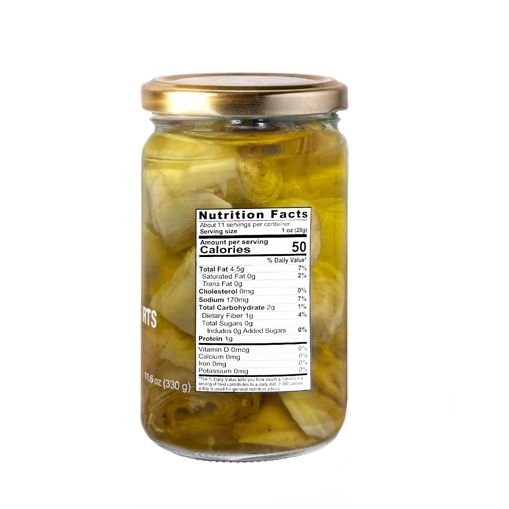 Sanniti Italian Artichoke Hearts in Jar | Authentic Italian Flavor | Perfect for Appitizers, Pasta, Salads, & Dips | 19.4 oz