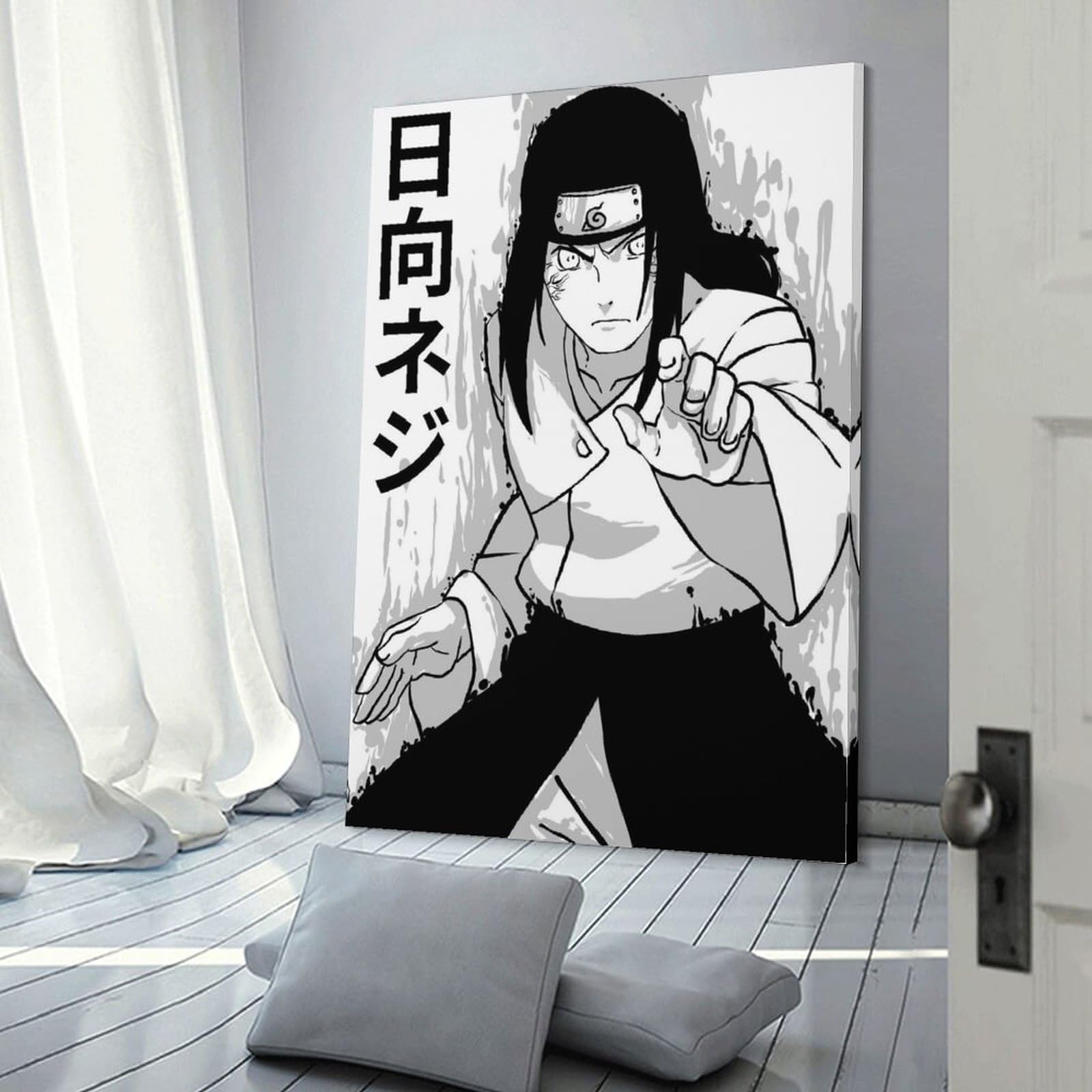 日向ネジ　ポスター NARUTO-ナルト- 疾風伝 - 描き下ろしイラスト 日向ネジ 番傘和装