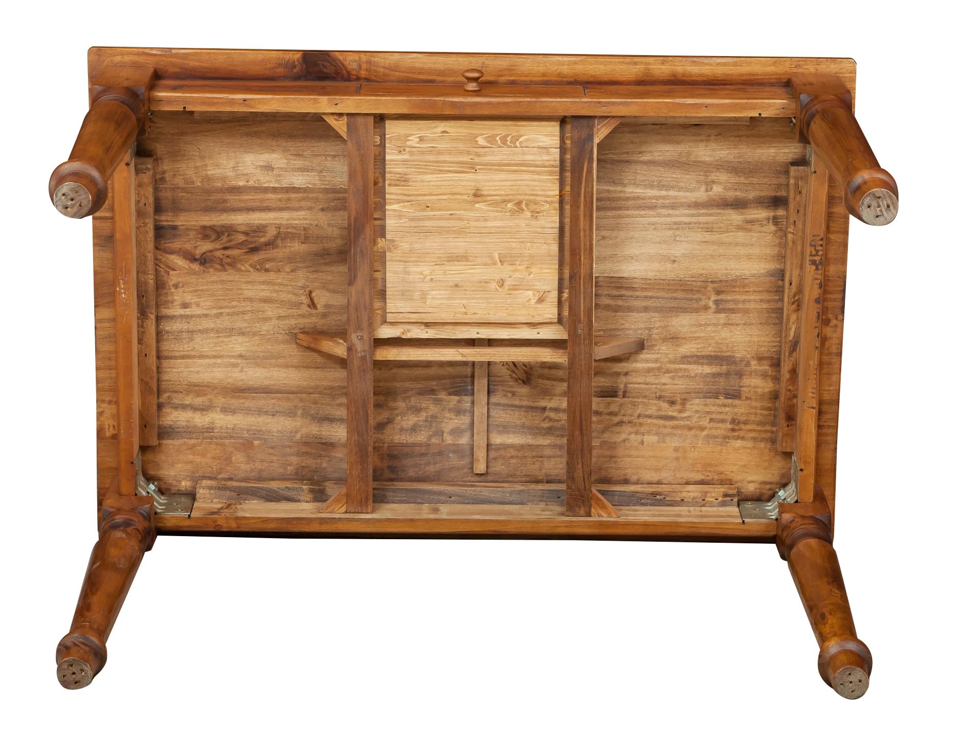 Biscottini Tavolo da cucina 120x80x80 cm Made in Italy | Scrivania vintage con cassetto | Tavolo legno massello di tiglio | Tavolo scrivania legno | Tavolo da pranzo per interni ed esterni Shabby