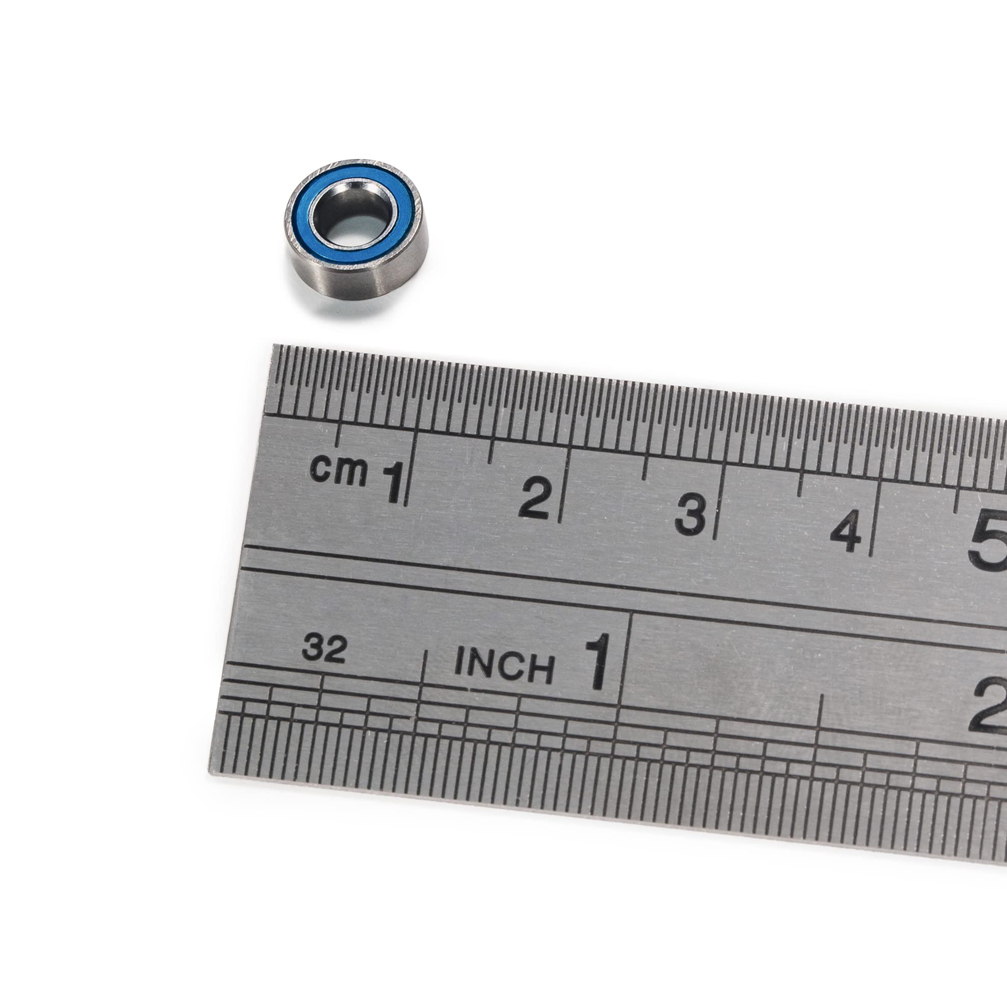 XiKe MR74-2RS Łożyska kulkowe 4x7x2.5mm Gumowe uszczelnione MR74RS Stal chromowa Miniaturowe łożyska kulkowe zwykłe, 10 szt.