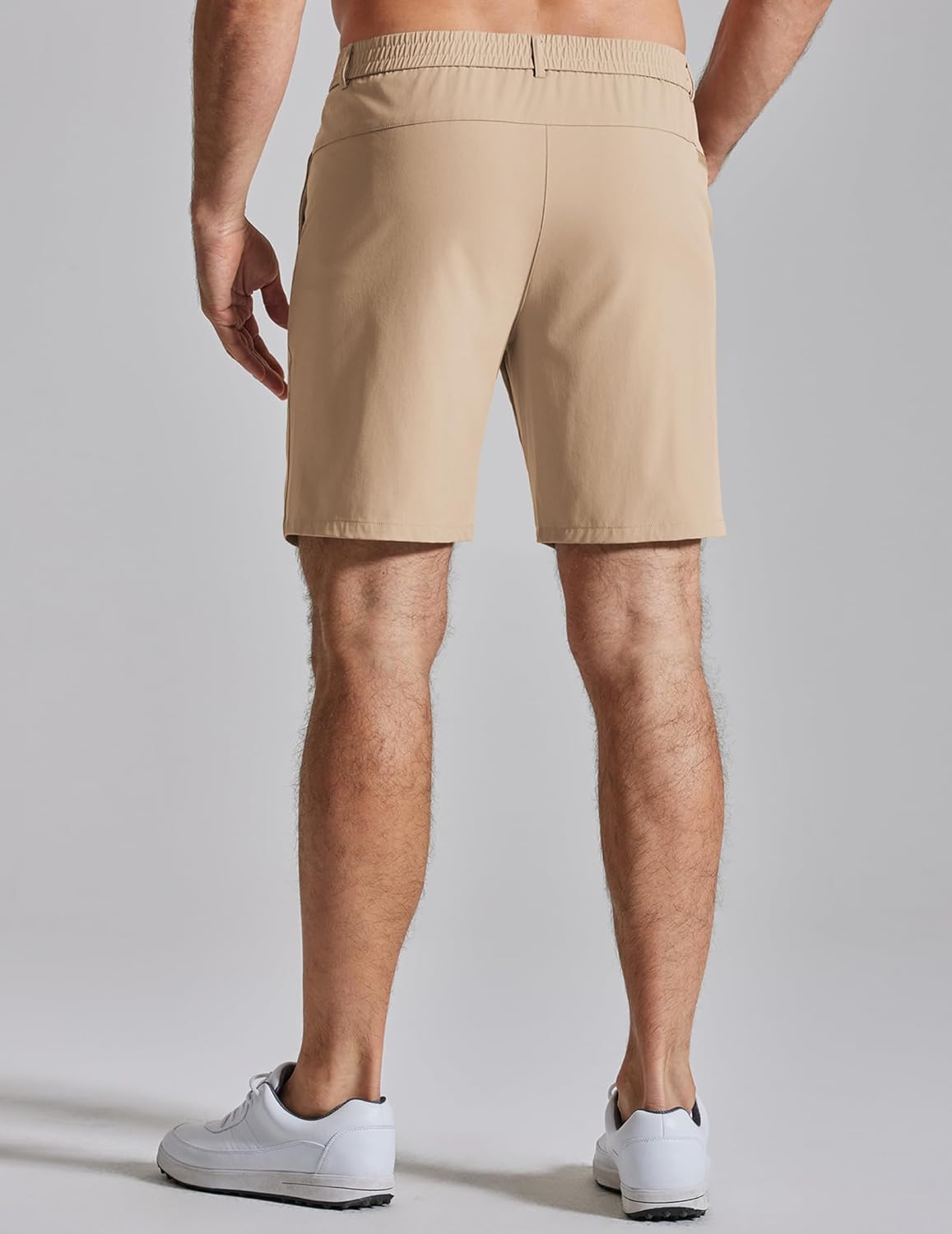 COOFANDY Mens Golf Shorts 7" Inseam Lightweight Quick Dry Shorts Elastic Waistband with 3 Pockets UPF50 - Image 2