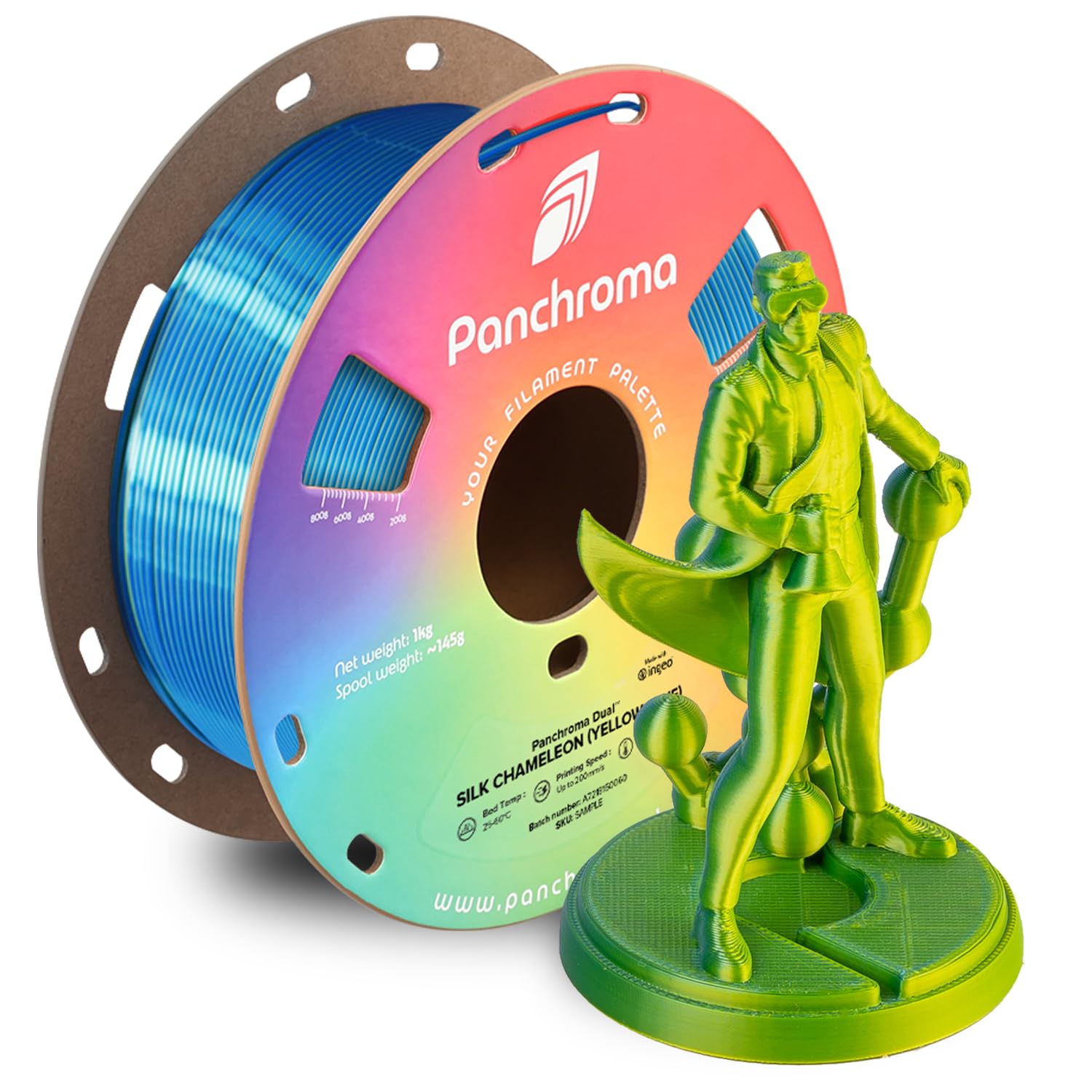 Amazon.com: Polymaker Panchroma Dual Silk PLA 3D Printing Filament