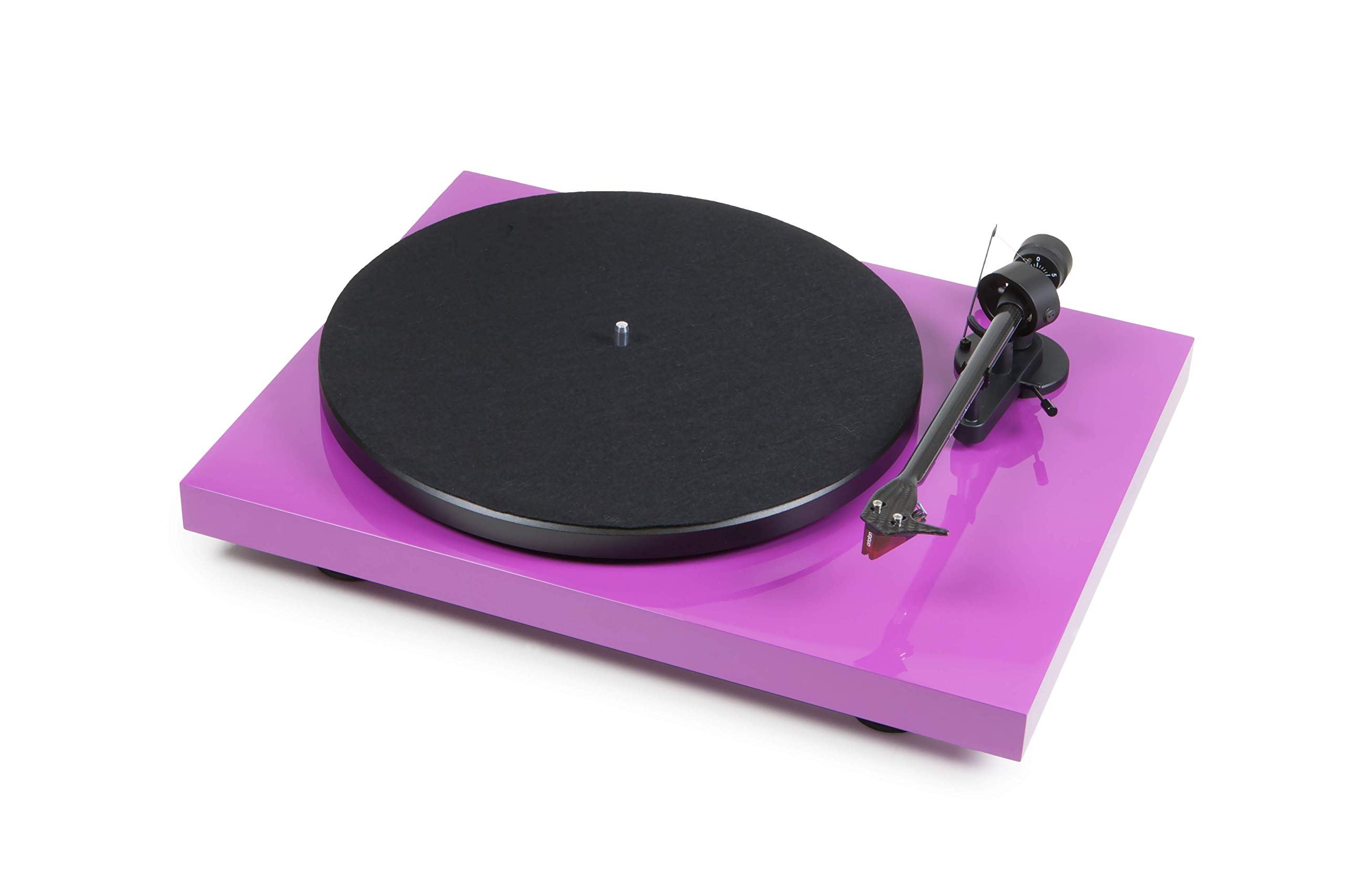 Project Debut Carbon 2M Red Violet Laqué Platine Vinyle - Les Beatles, Paul McCartney, John Lennon, RIngo Starr, George Harrison Project Debut Carbon 2M Red Violet Laqué Platine Vinyle