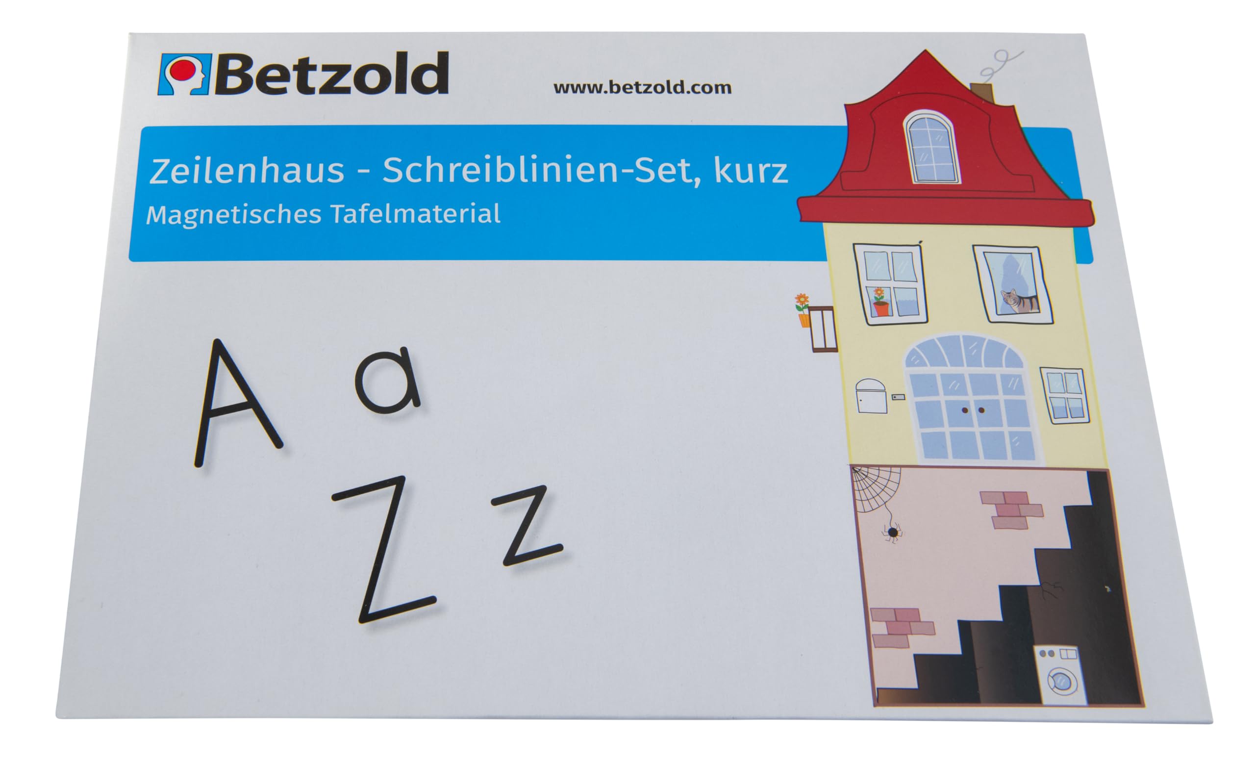 Betzold - Zeilenhaus - Schreiblinien-Set magnetisch Magnetfolien Schreibübungen Anfänger