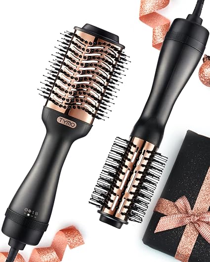 Tymo Hot Air Brush Ionic Hair Dryer Volumizer Professional One Step Hair Dryer Brush With Enhanced Titanium Barrel Hair Straightener Brush And Blow Dryer Amazon Ca Beauty Personal Care