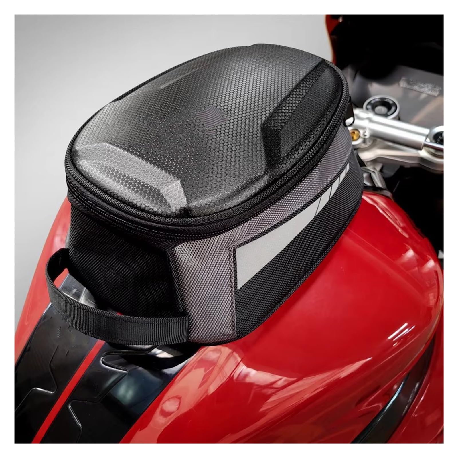 Borsa Moto Magnetica Per Serbatoio Olio Combustibile Guscio Rigido Universale EVA 4,5 Litri Borsa Posteriore Moto