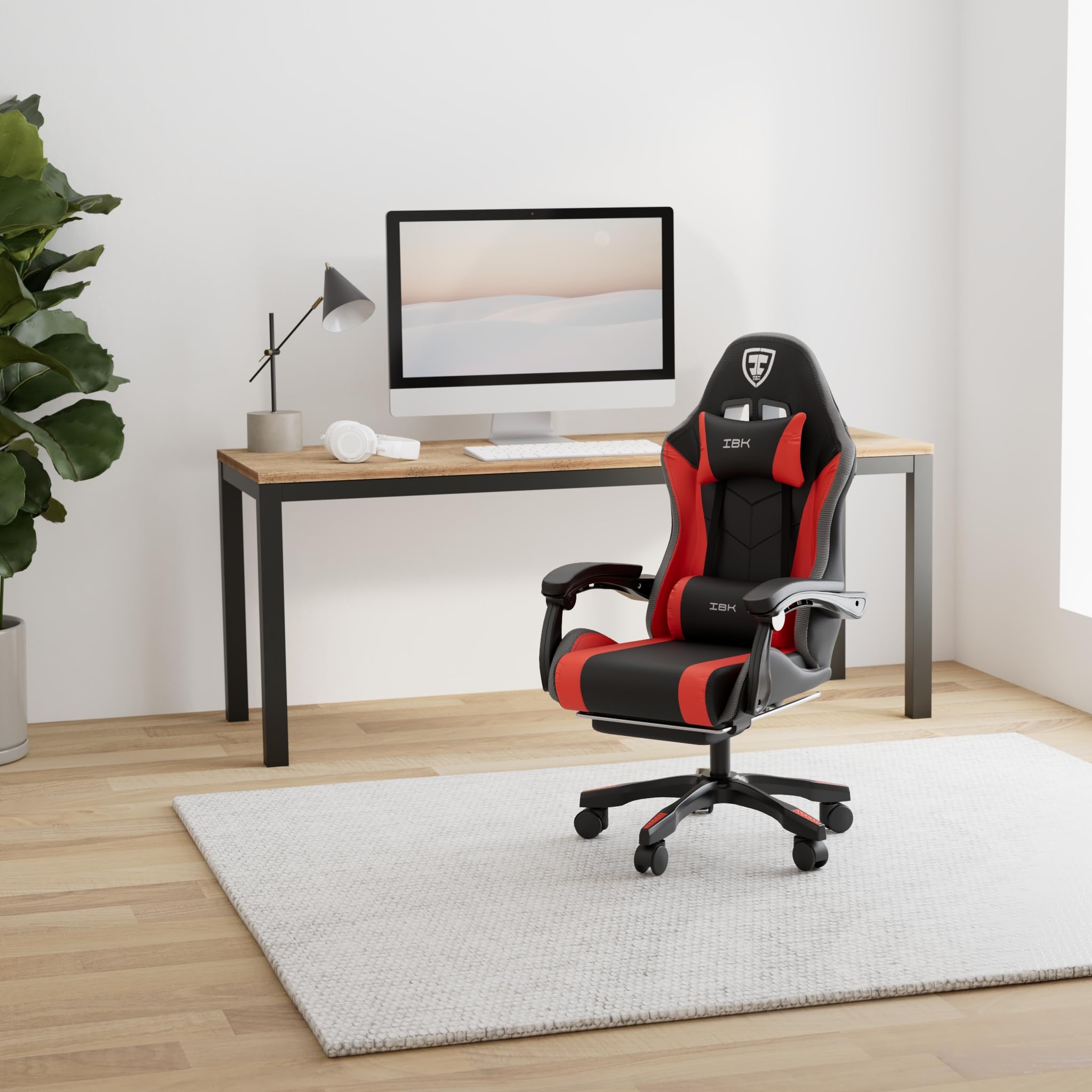 Sedia Gaming IBK Professionale Ergonomica RGB LED Massaggio Adatta ufficio - Dettaglio