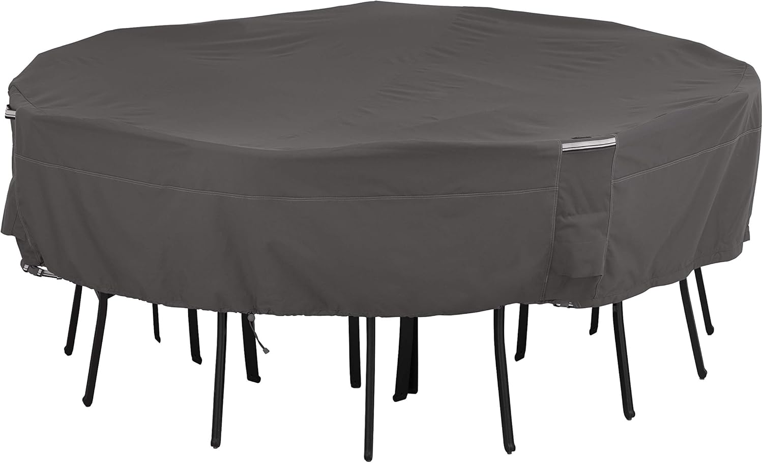 Classic Accessories Terrazzo Water-Resistant 24 Inch Round Ottoman/Coffee Table Cover, Outdoor Table Cover