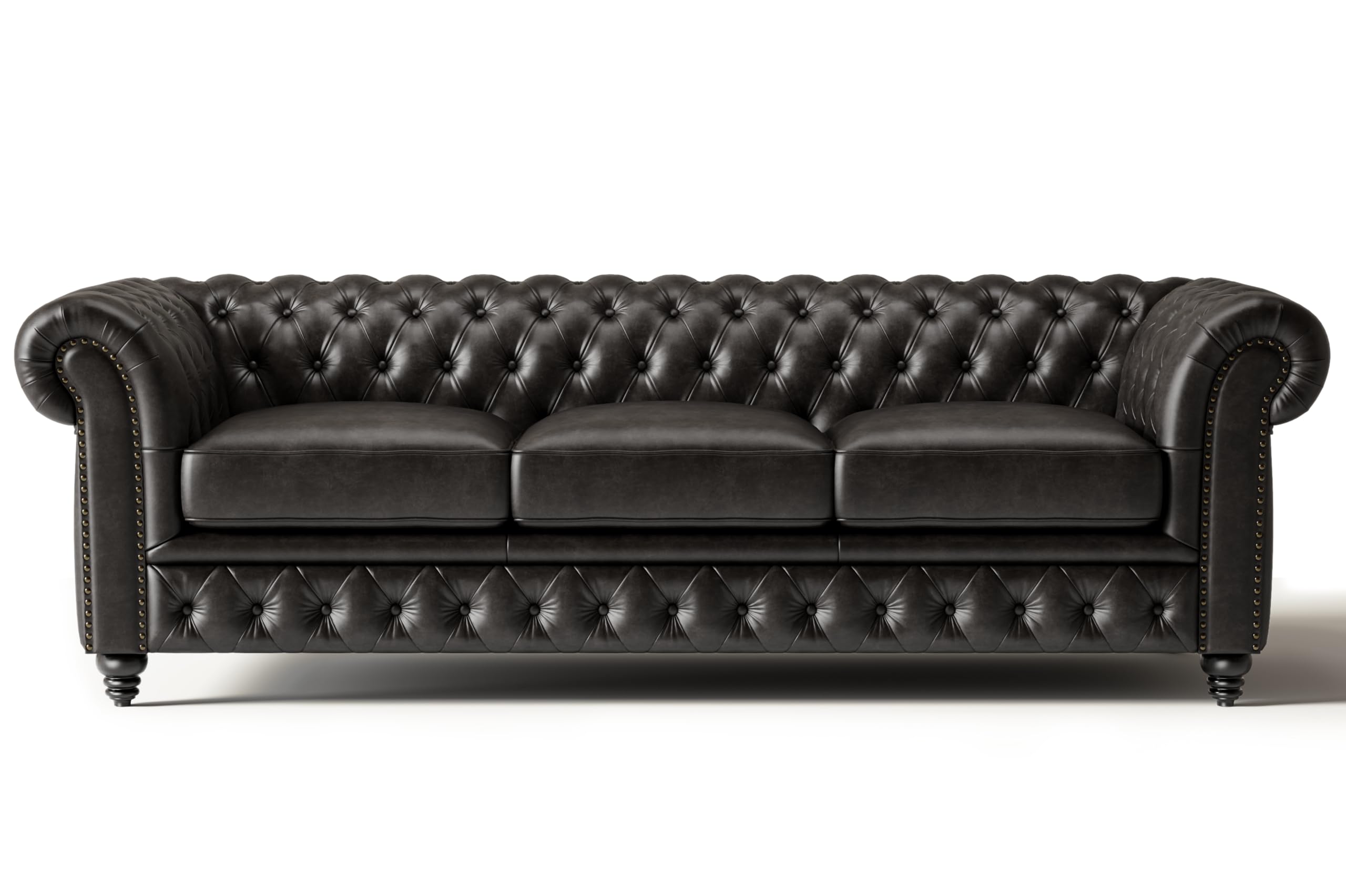 Valencia Parma Leather Chesterfield Sofa