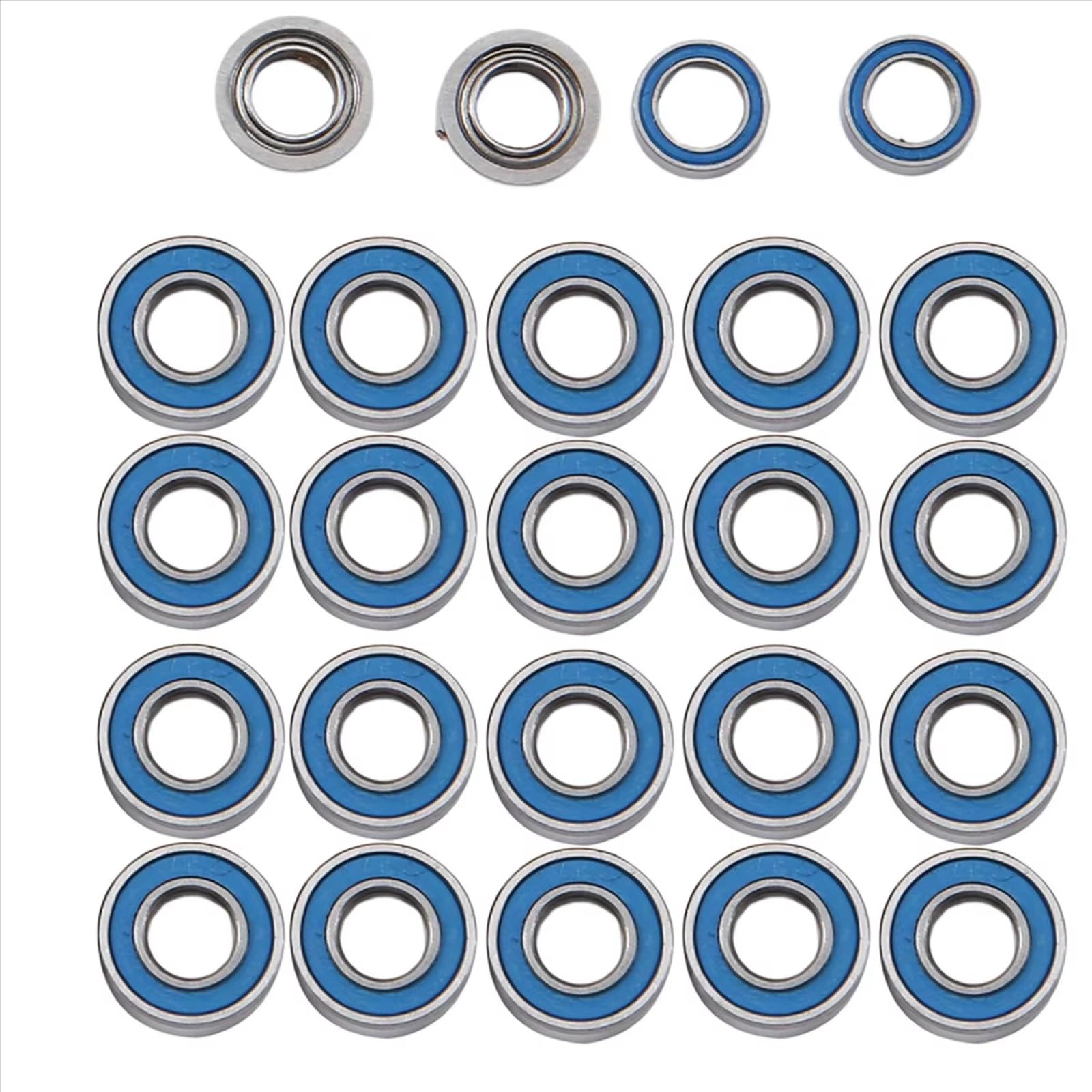 Para Tamiya MF-01X Kit De 24 Rodamientos Sellados Para Coche RC Piezas De Mejora Accesorios Y Repuestos Para Coche De Control Remoto RC Rodamientos