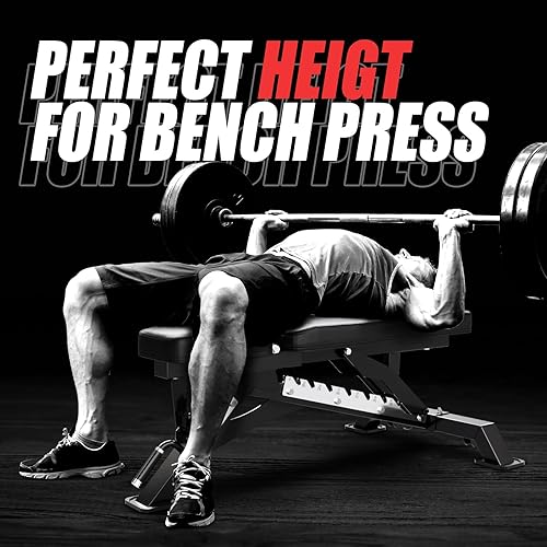 Miniatura 8 de RITFIT Adjustable Weight Bench with Multiple Back Positions for Full Body Workouts, Incline, Decline, and Flat Settings for Home Gym Strength Negro