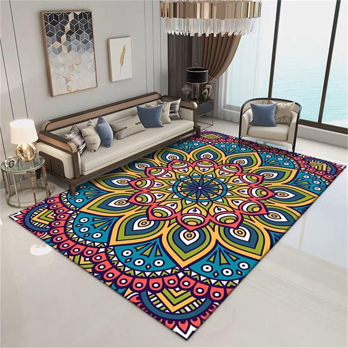 Tapis de canapé moderne 120X170CM pour sublimer la chambre ado et le salon