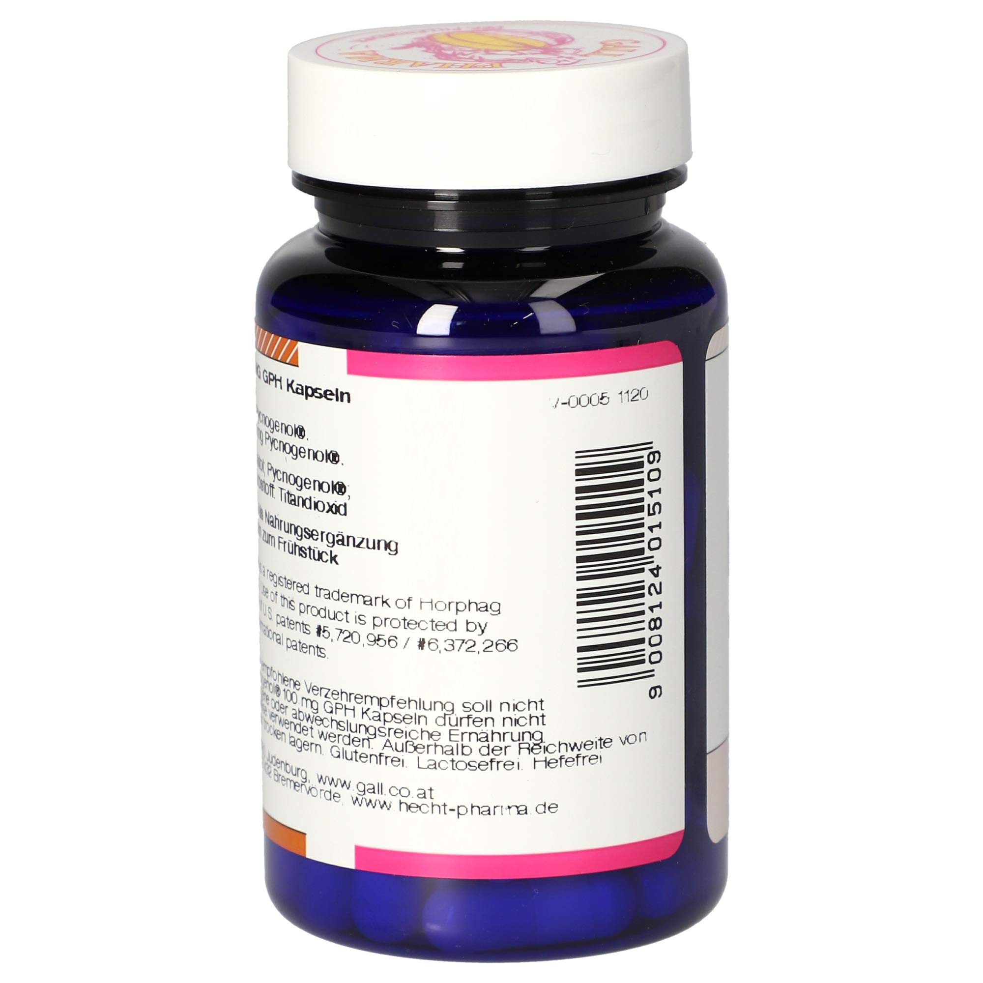 Gall Pharma Pycnogenol 100 mg GPH Kapseln, 1er Pack (1 x 60 Stück)