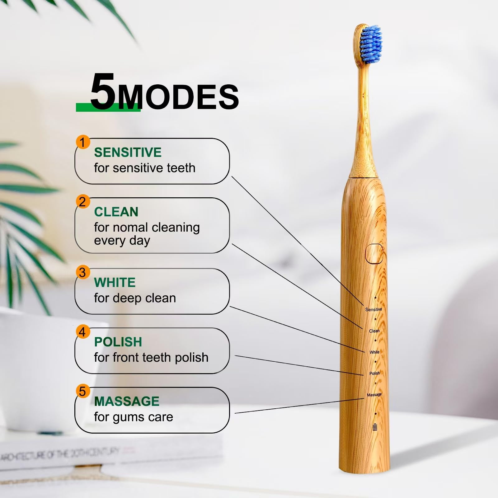 Sustainable Sonic Electric Toothbrush | Eco-Friendly Oral Care – Crescent Nest