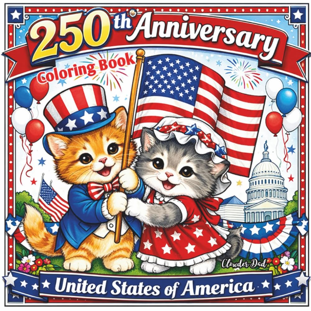 250th Anniversary United States of America Coloring book