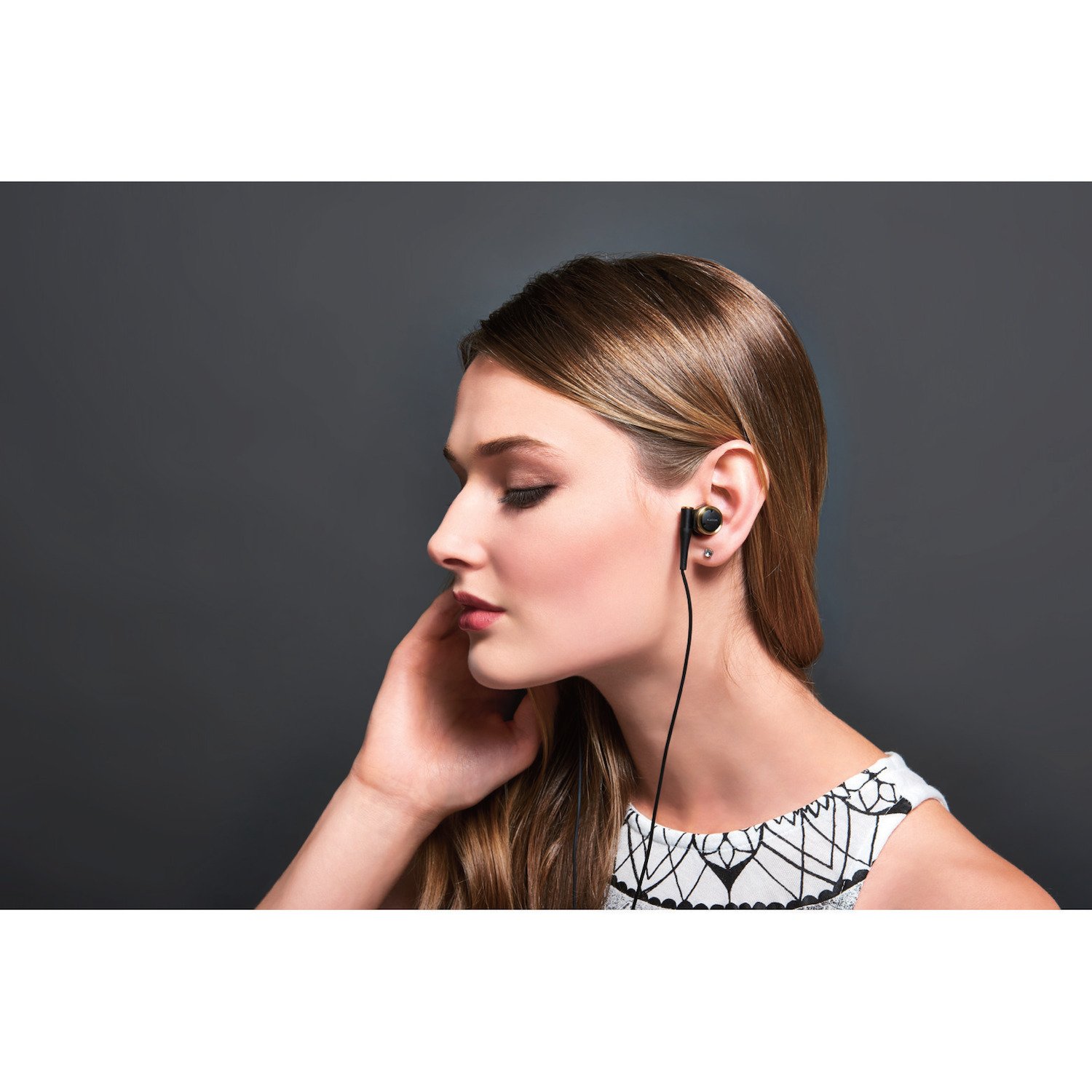 ELECOM hires-enabled stereo headphones CH2000 Gold EHP-CH2000GD - Dettaglio