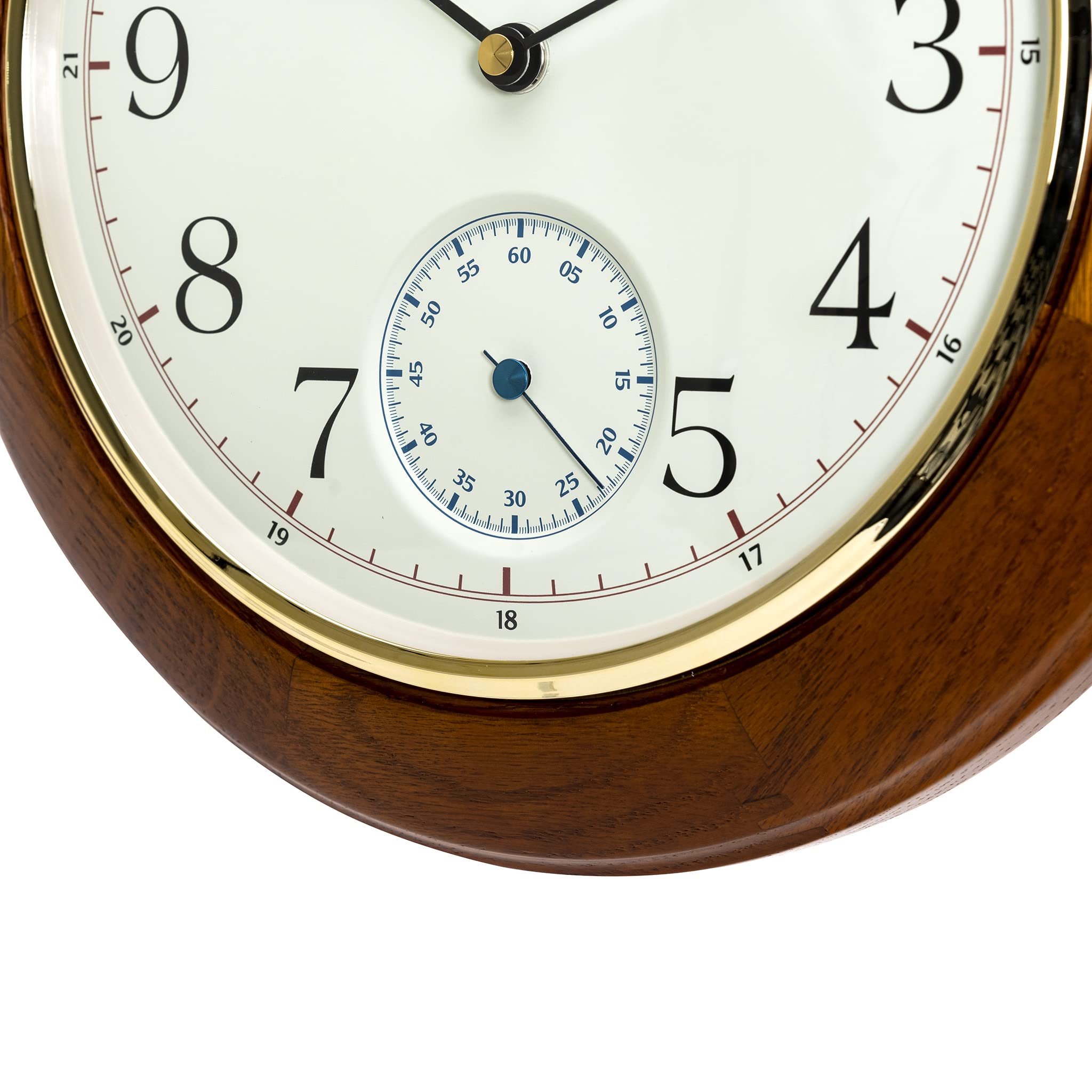 Amazon.com: Seiko Wall Clock Analogue QXA432B QXA432B, Brown, 30