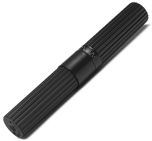 Estuche para cepillo de dientes de viaje, fabricado en Estados Unidos, sin BPA ni OMG (individual, negro azabache)