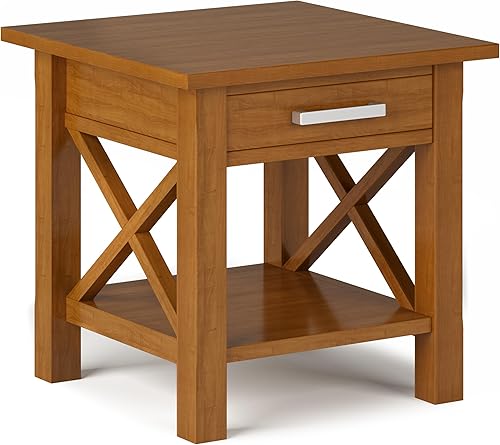 Miniatura 117 de SIMPLIHOME Kitchener Mesa consola – Mesa de sofá de madera maciza de 47 pulgadas de ancho en color blanco, mesa de almacenamiento contemporánea para