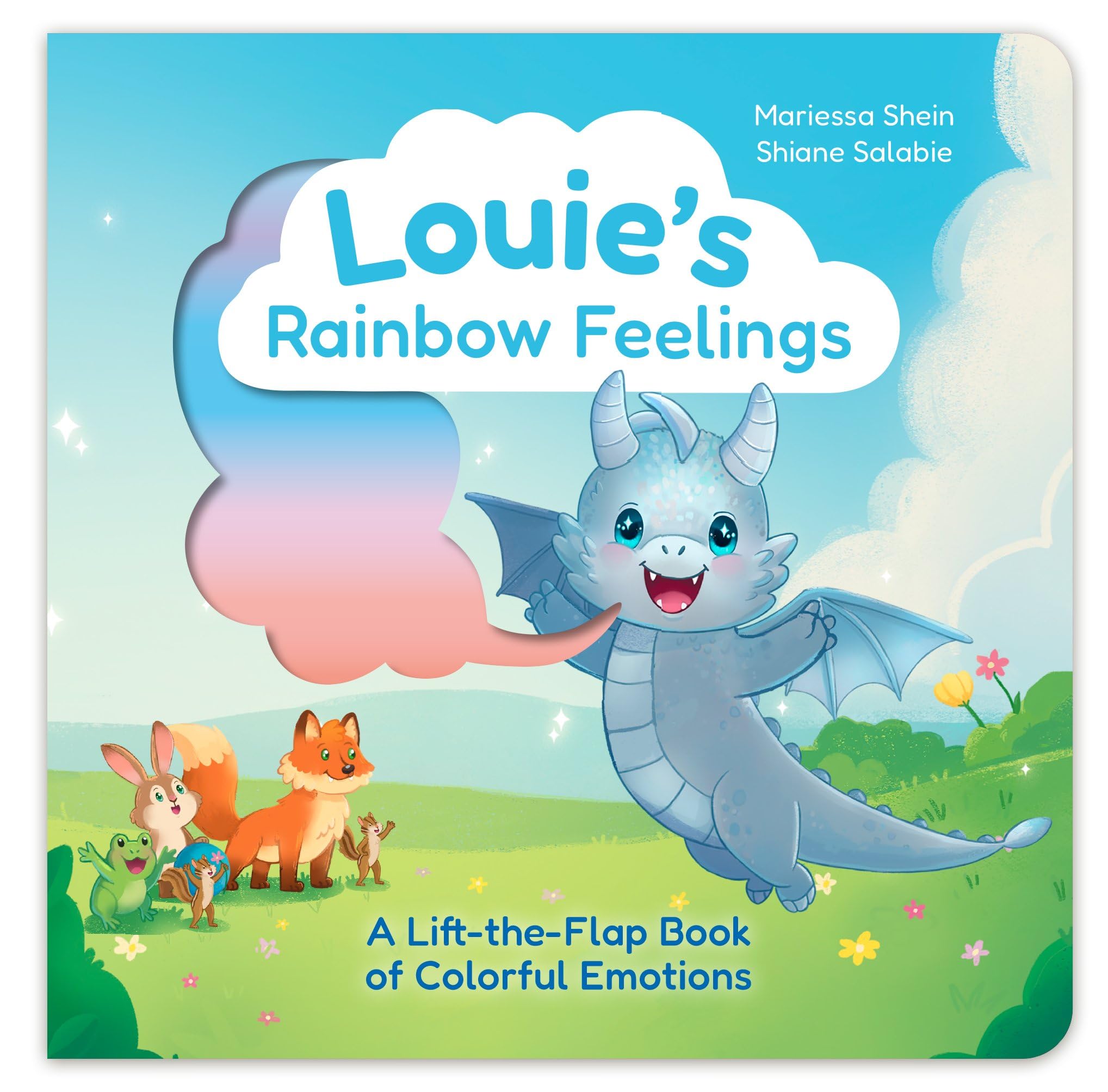 Louie's Rainbow Feelings: A Lift-the-Flap Book of Colorful Emotions (Louie the Dragon, 3)