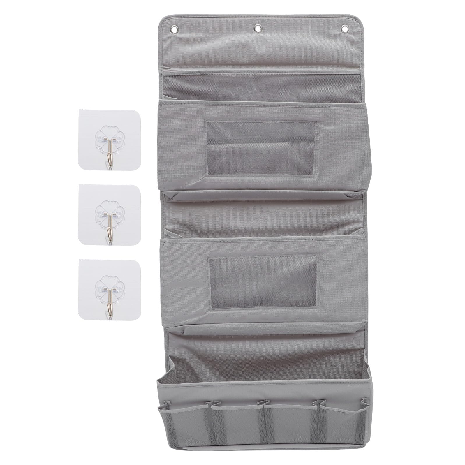 Borsa da Appendere al Muro con Ganci Anti-perforazione Borsa Portaoggetti di Grande Capacità e Resistente Pratica Custodia per Spesa