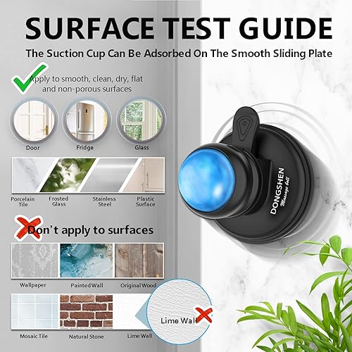 Miniatura 2 de Bola de masaje de tejido profundo 2 en 1, masajeador de punto de activación extraíble y montable para aliviar el dolor muscular y articular para