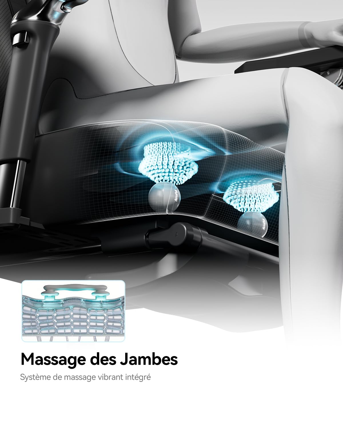 AutoFull M6 Ultra 2.0 Chaise Gaming Ergonomique avec Double Massage | Double Massage Vibrant, Ventilation Active, Chauffage, Soutien Lombaire Dynamique. Partenaire officiel IEM & ESL 2026