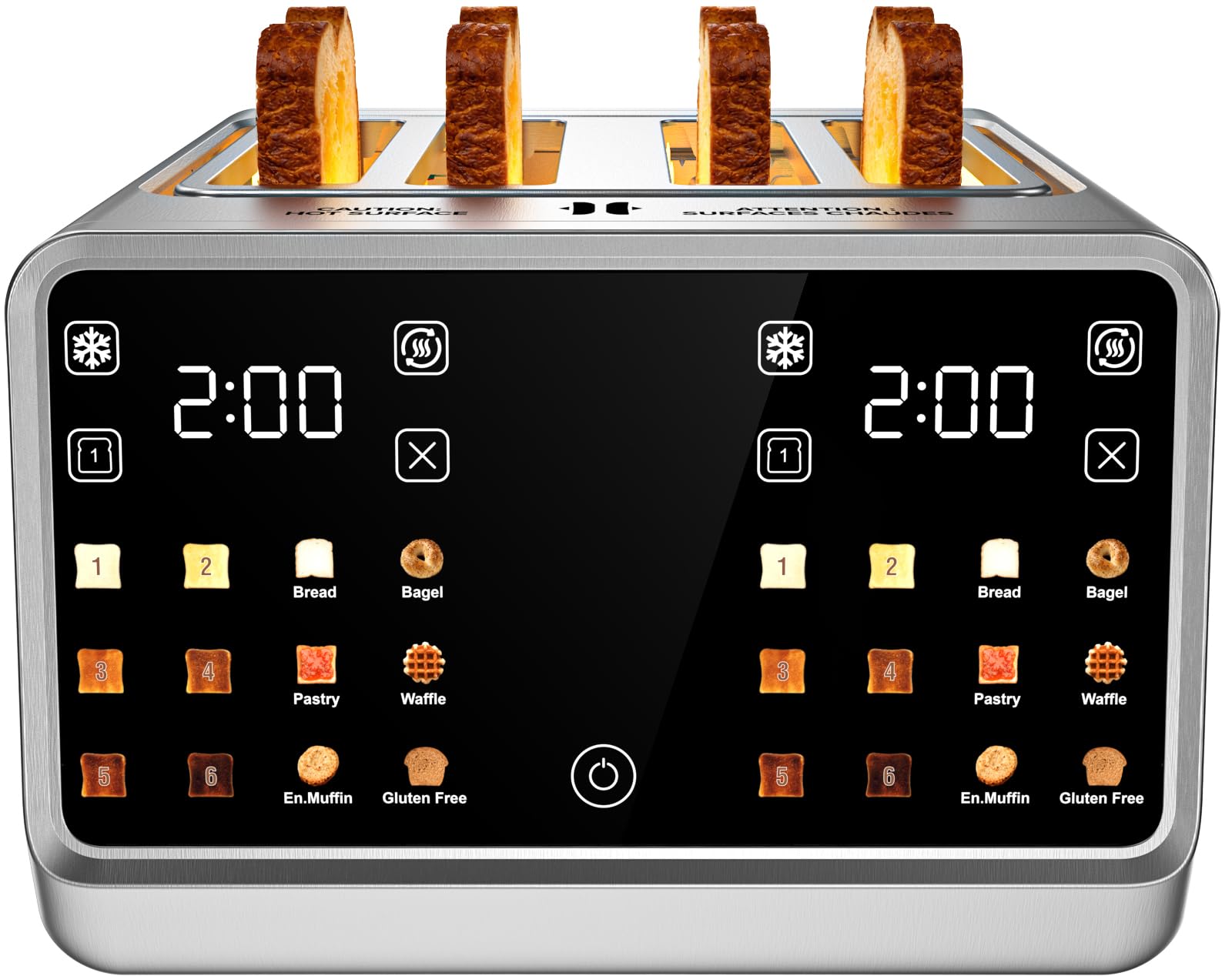 Foyoconven Smart Toaster 4 Slice