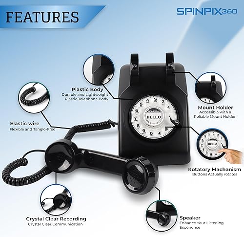 Miniatura 4 de Spinpix360 Libro de visitas de audio para bodas graba mensajes de audio personalizados con libro de visitas, una forma personal y conveniente de