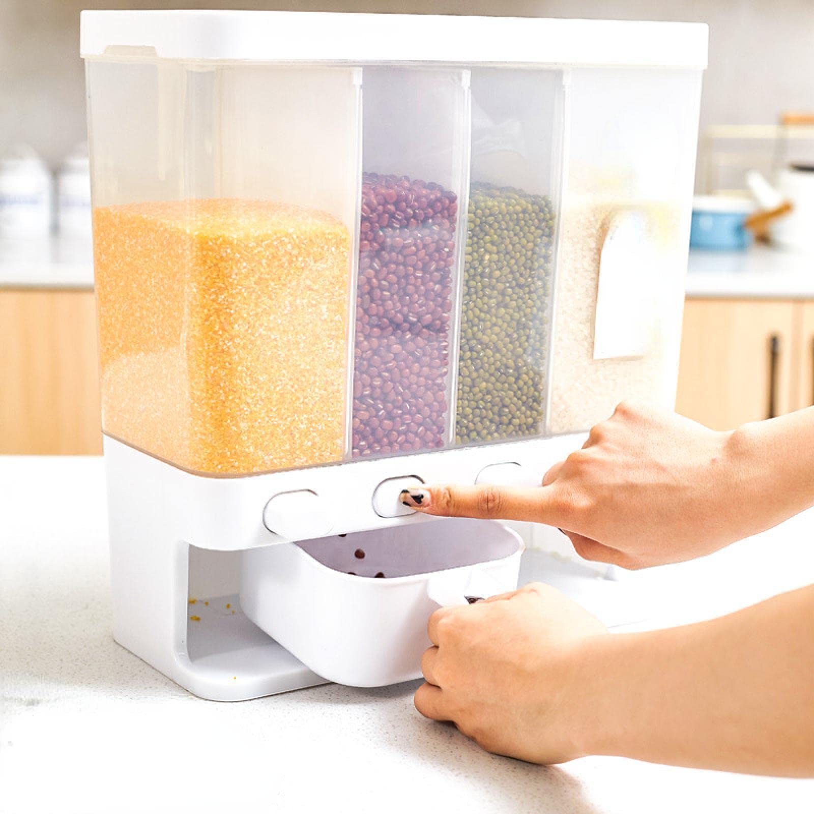 Boîte de rangement pour riz étanche pour éliminer les mites de cuisine