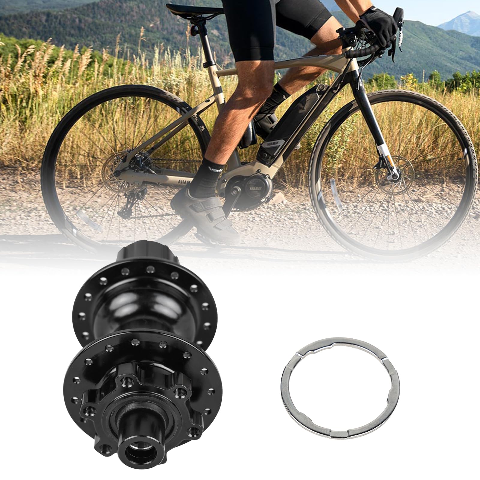 DH970TR 11 piasta tylnego koła prędkości do 6-śrubowego hamulca tarczowego, cztery łożyska, 14G * 32H kaseta Freehub, oś 12x142mm, czarna