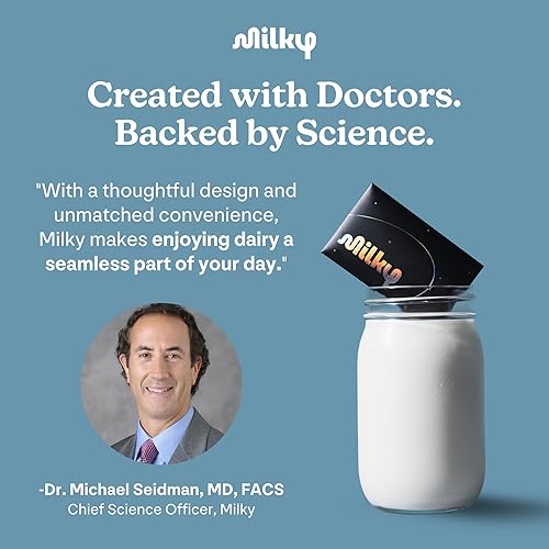 Miniatura 5 de Milky Píldoras de intolerancia a la lactosa - 10,800 FCC - Alivio lácteo para la intolerancia a la lactosa - Tabletas de enzima lactasa - Hinchazón