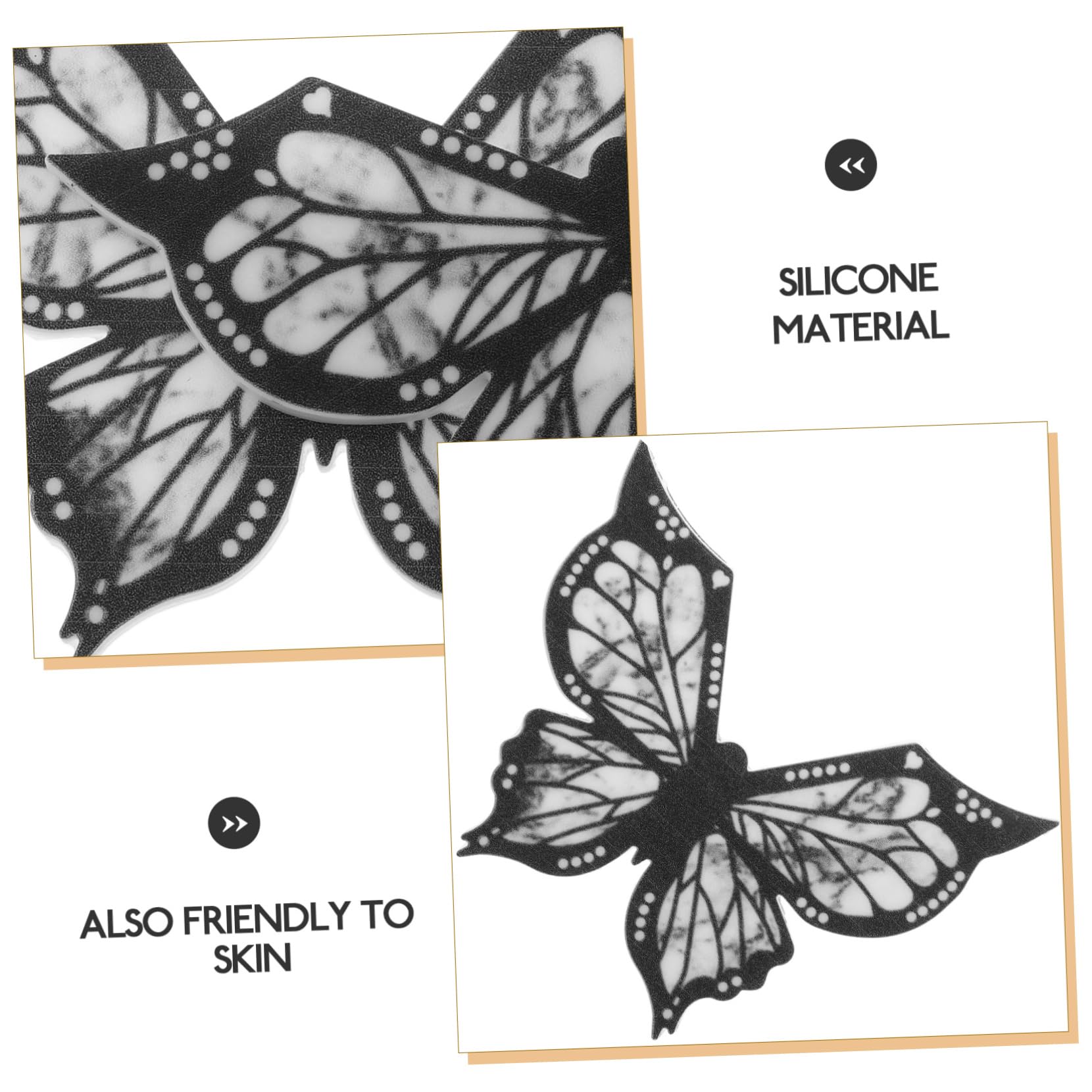 Beavorty 10 Pcs Eyeliner Template Trucco Degli Occhi Stencil Eyeliner Stampo Per Il Trucco Farfalla Eyeliner Stencil Ala Eyeliner Timbro Silicone Stencil Per Il Trucco Eyeliner Stencil Per
