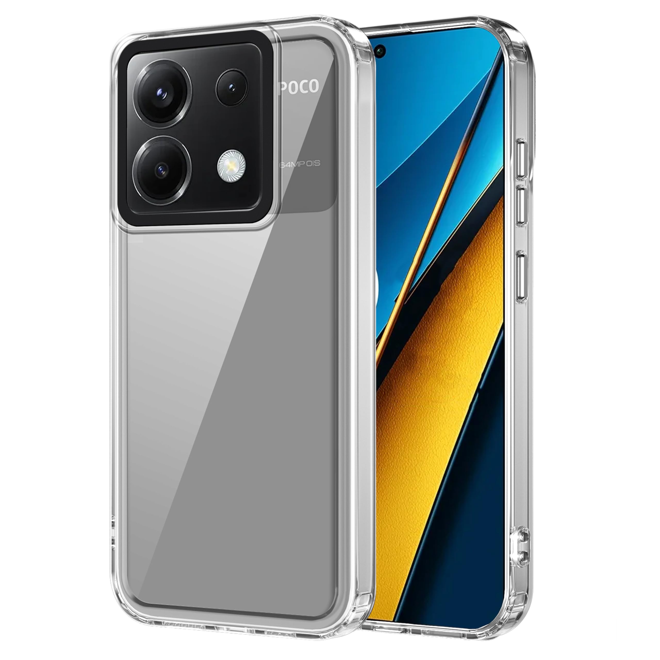 Amazon Basics Back Case Cover for Poco X6 5G (TPU + PC_Transparent) (B0CSPTGF3Y) Amazon Price History, Amazon Price Tracker