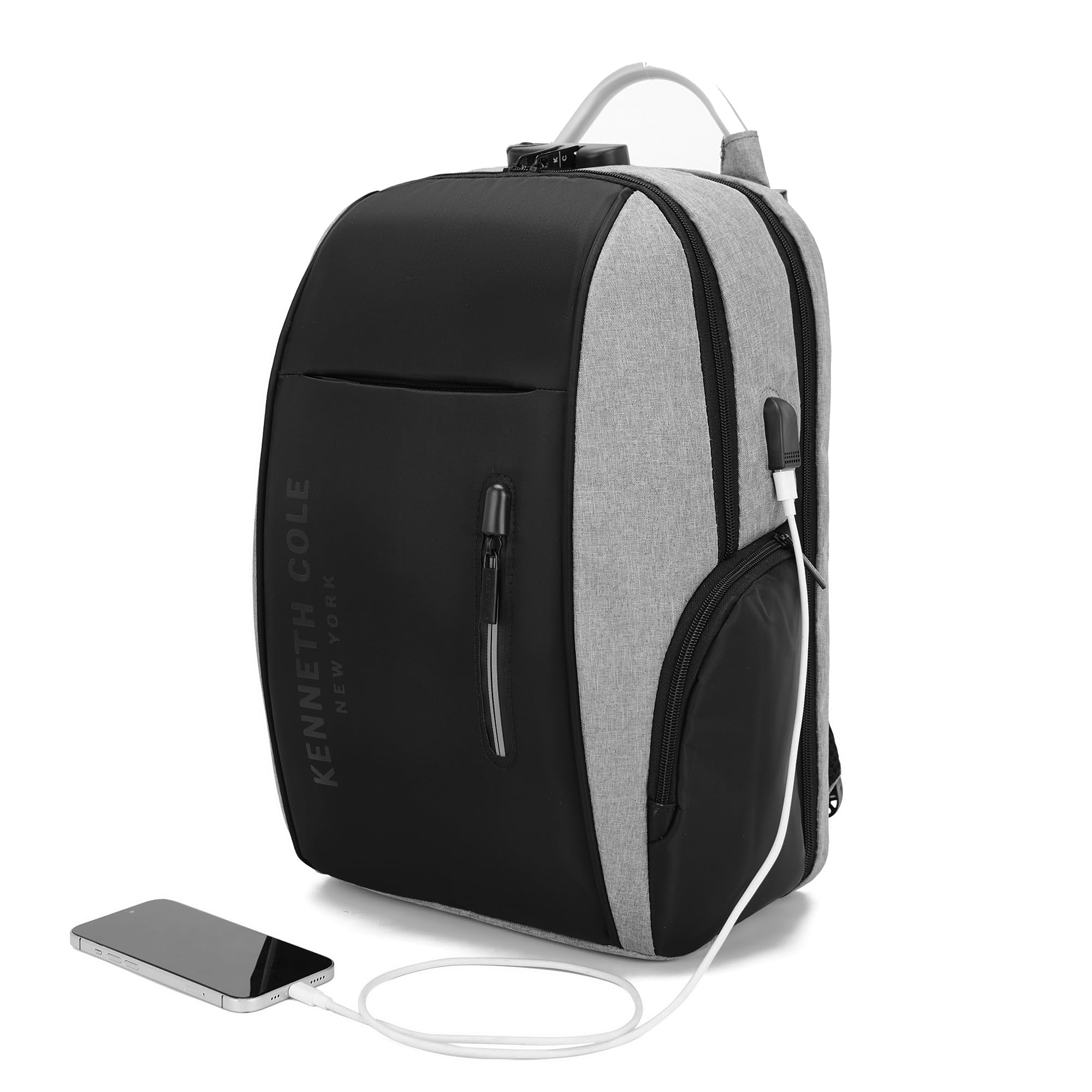 Unisex Laptop Backpack, Stylish & Modern Design Business Bag with A Unique Usb Charging Port Feature-image-13